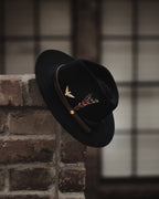 Geoffery Fedora – Black [Fast shipping and box packing]