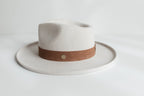 ECHO PARK FEDORA HAT C IVORY