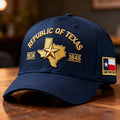 ⚡Black Friday 24H Flash Sale🎉Republic of Texas Embroidered Hat – 1836–1845 Lone Star State Heritage Cap