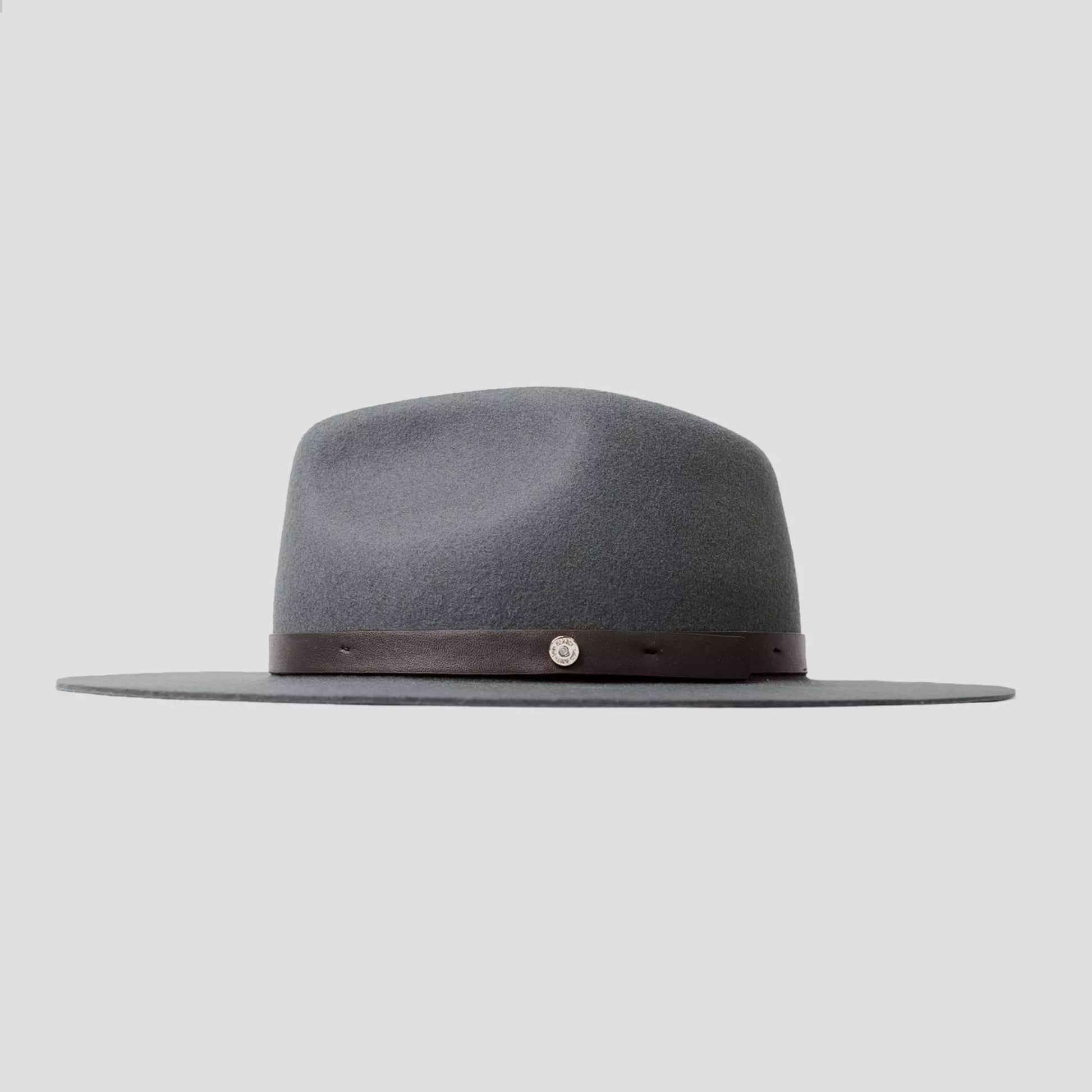 Geoffery Fedora–Dark Grey[Fast shipping and box packing]