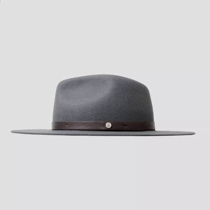 Geoffery Fedora–Dark Grey[Fast shipping and box packing]