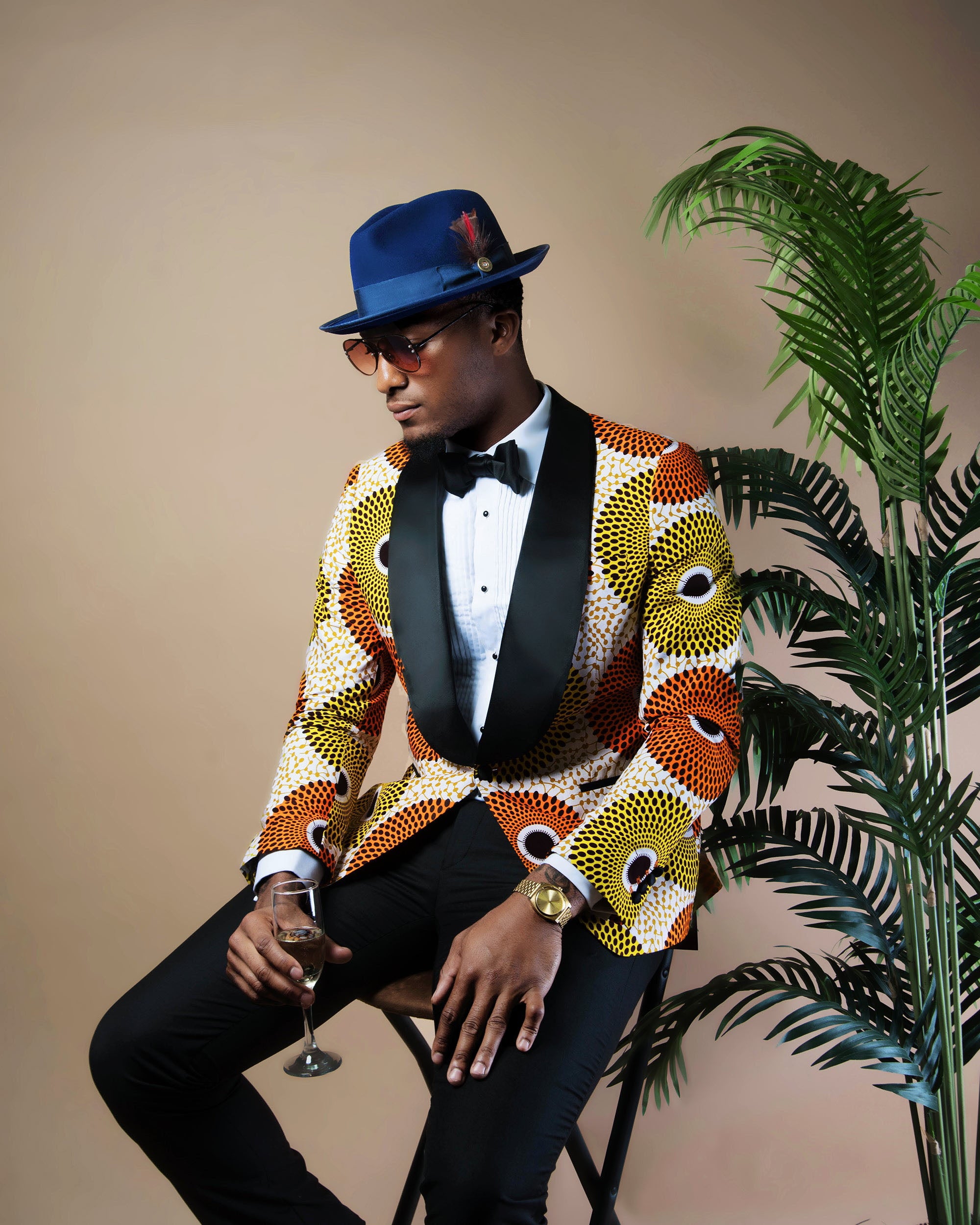 Trilby Fedora – Navy [Fast shipping and box packing]