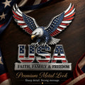 🇺🇸250th Anniversary 50% OFF - ★USA Faith, Family & Freedom★ Metal Emblem