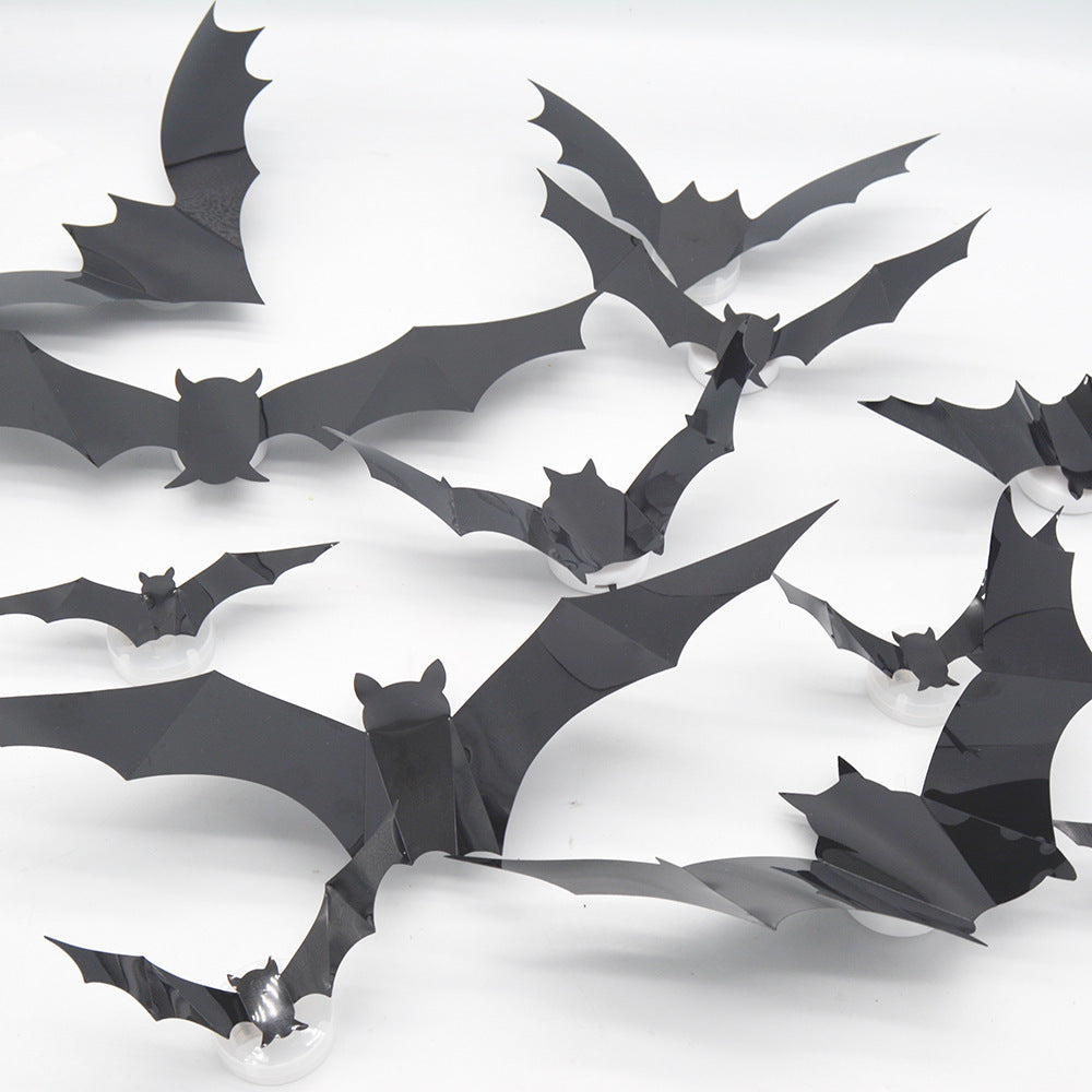 Halloween LED Bat Lights – Glowing Hanging Bats for Party & Yard Decor