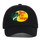 Vintage Fishing Trucker Hat, Mesh Outdoor Cap