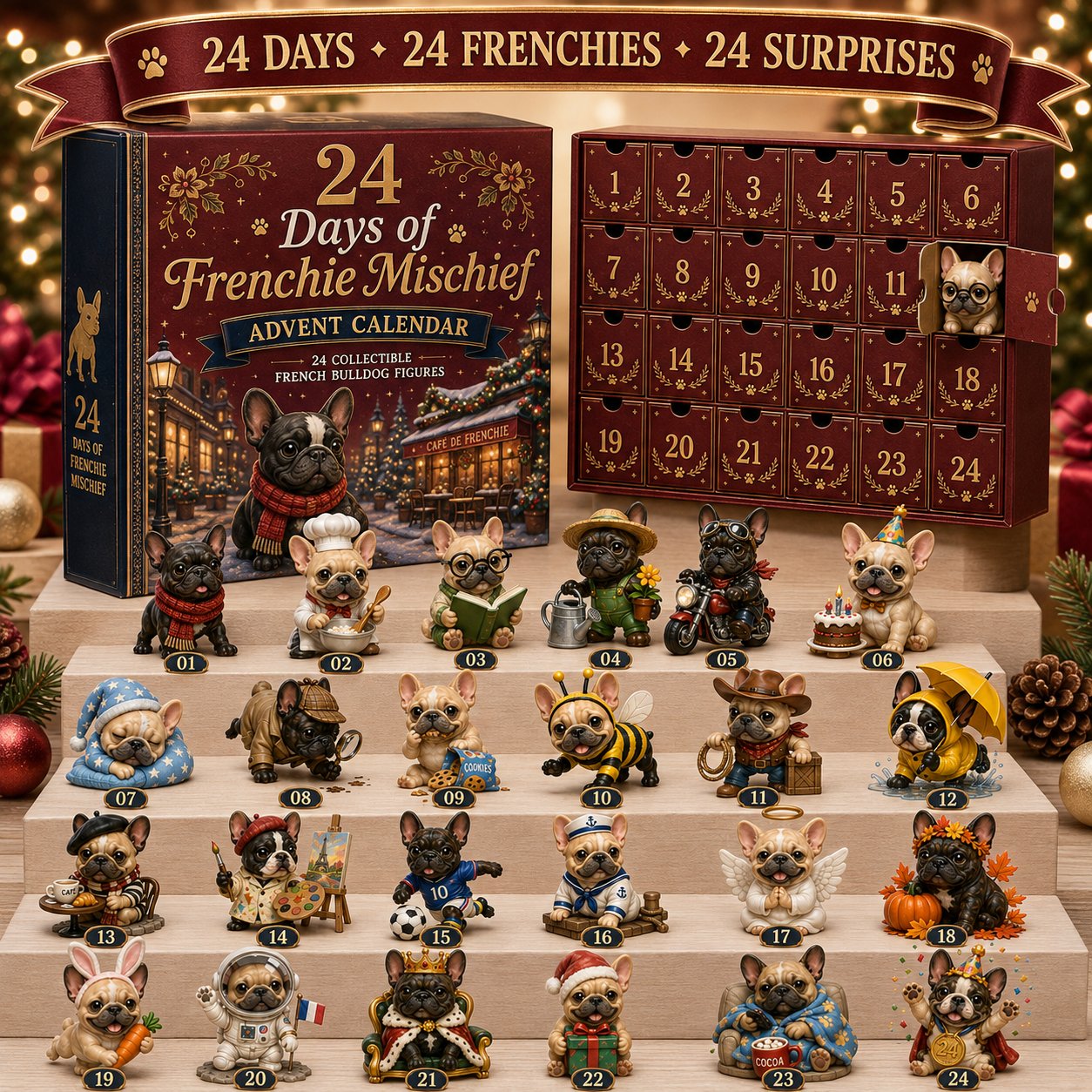 2026 Pet Advent Calendar – 24 Days of Frenchie Mischief