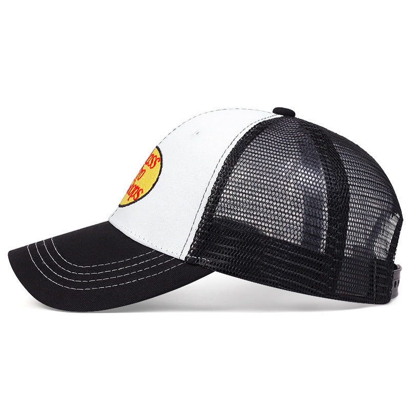 Vintage Fishing Trucker Hat, Mesh Outdoor Cap