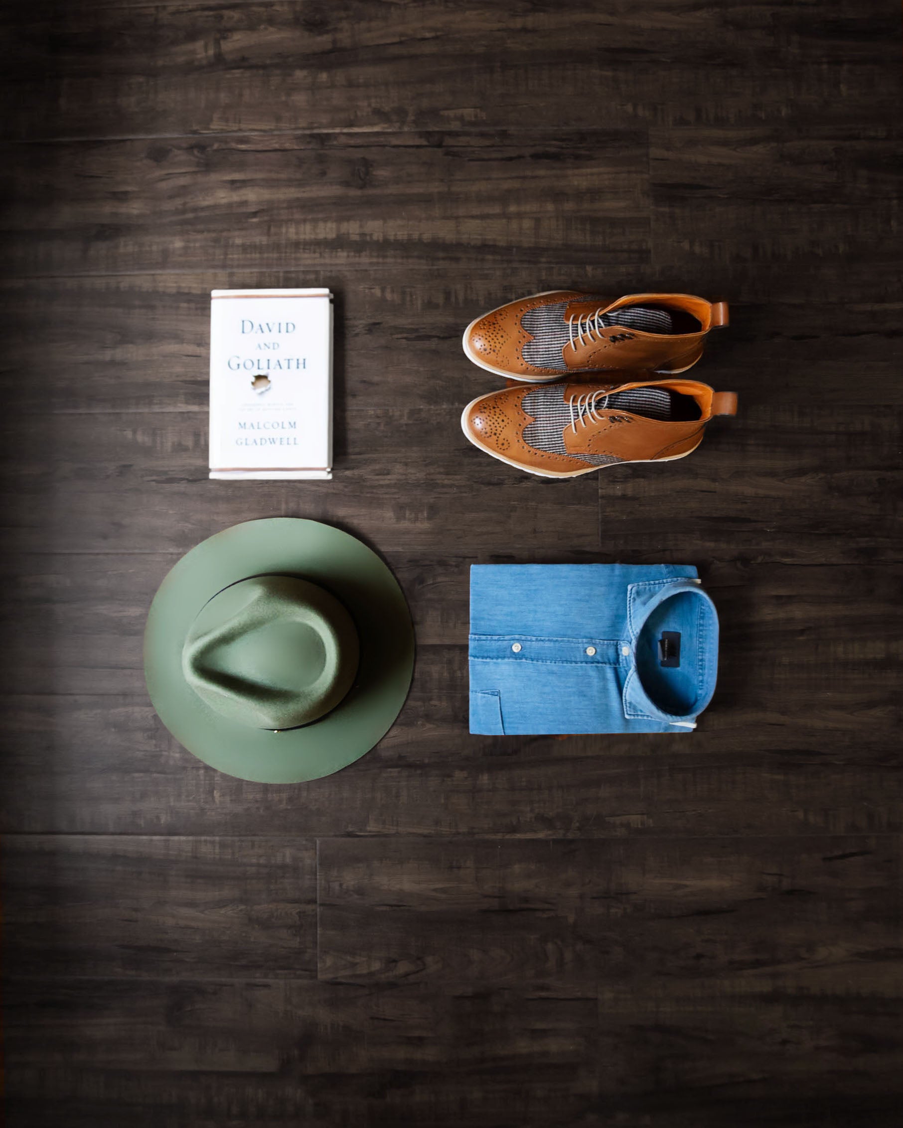 Geoffery Fedora–Olive Green[Fast shipping and box packing]