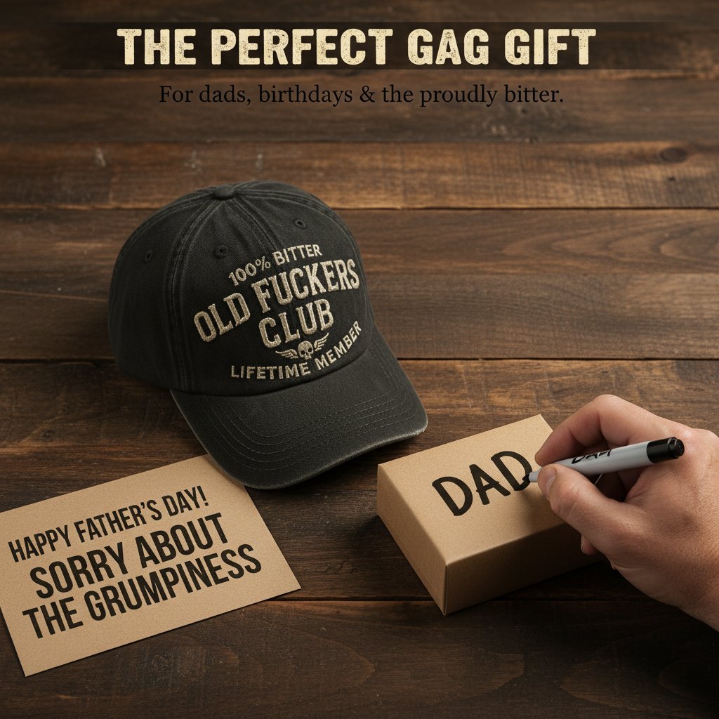 🧢 Old F*ckers Club - Vintage Cotton Baseball Cap
