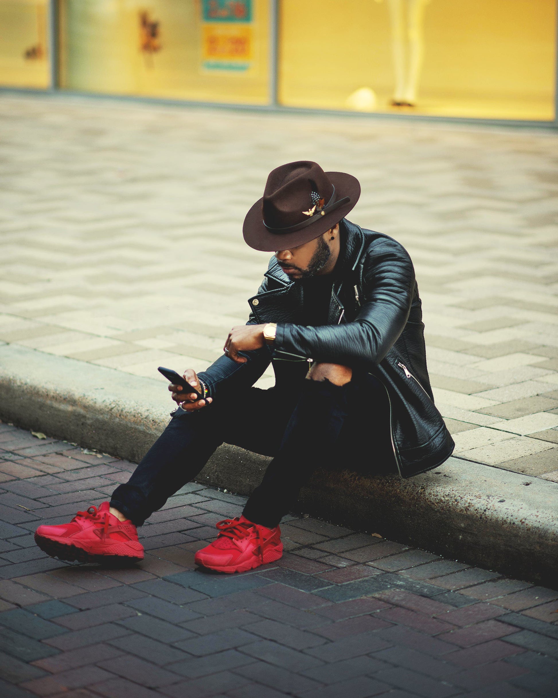 Geoffery Fedora – Brown [Fast shipping and box packing]