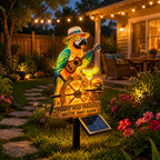 🔥Last Day 69% OFF🔥 - 🌴 Solar-Powered Parrot Garden Light – “Wastin' Away Again”