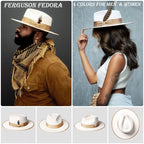 Ferguson Fedora - Ivory [Fast shipping and box packing]