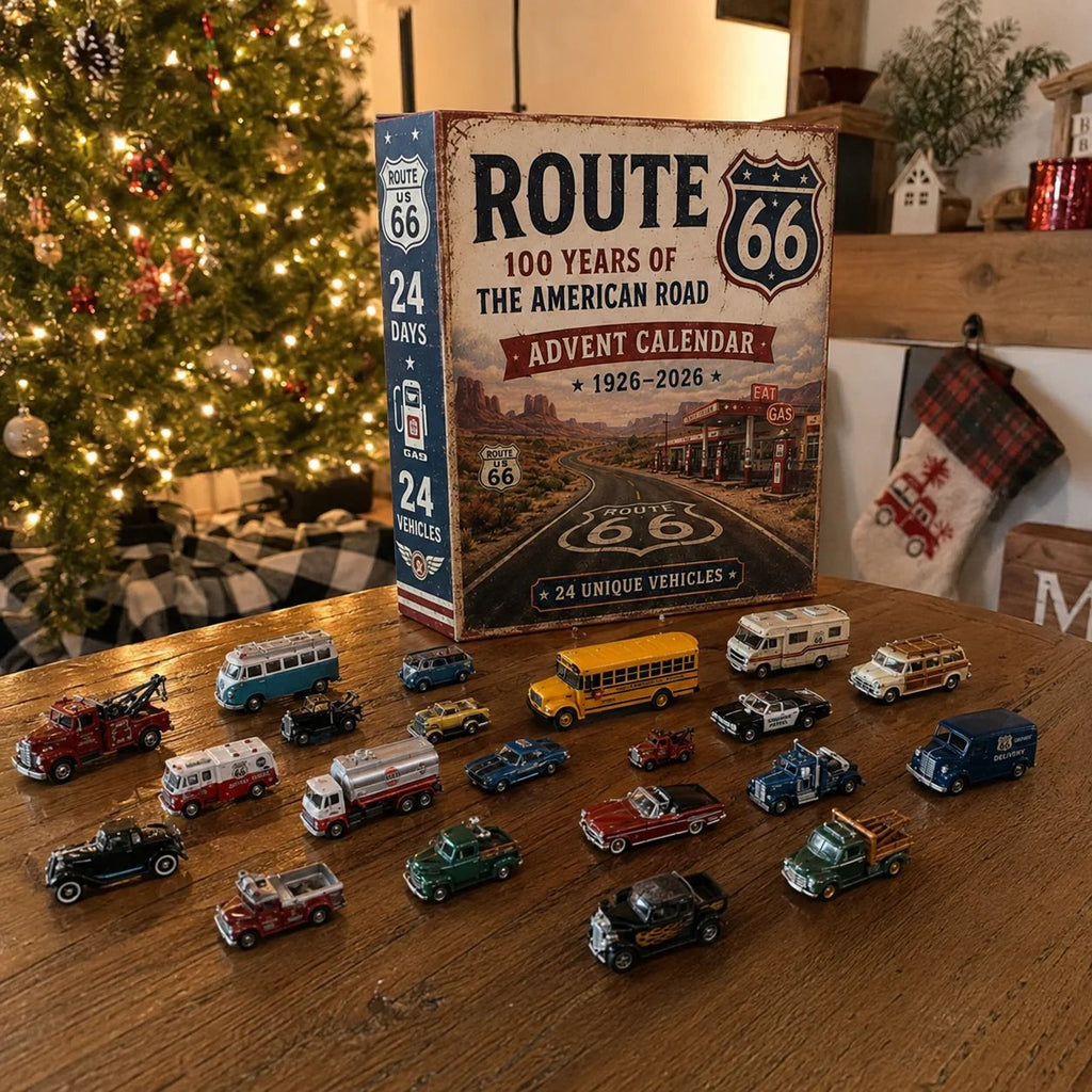 Route 66 Centennial Advent Calendar – 24 Days of American Road Legends | 1926–2026 Collector's Edition