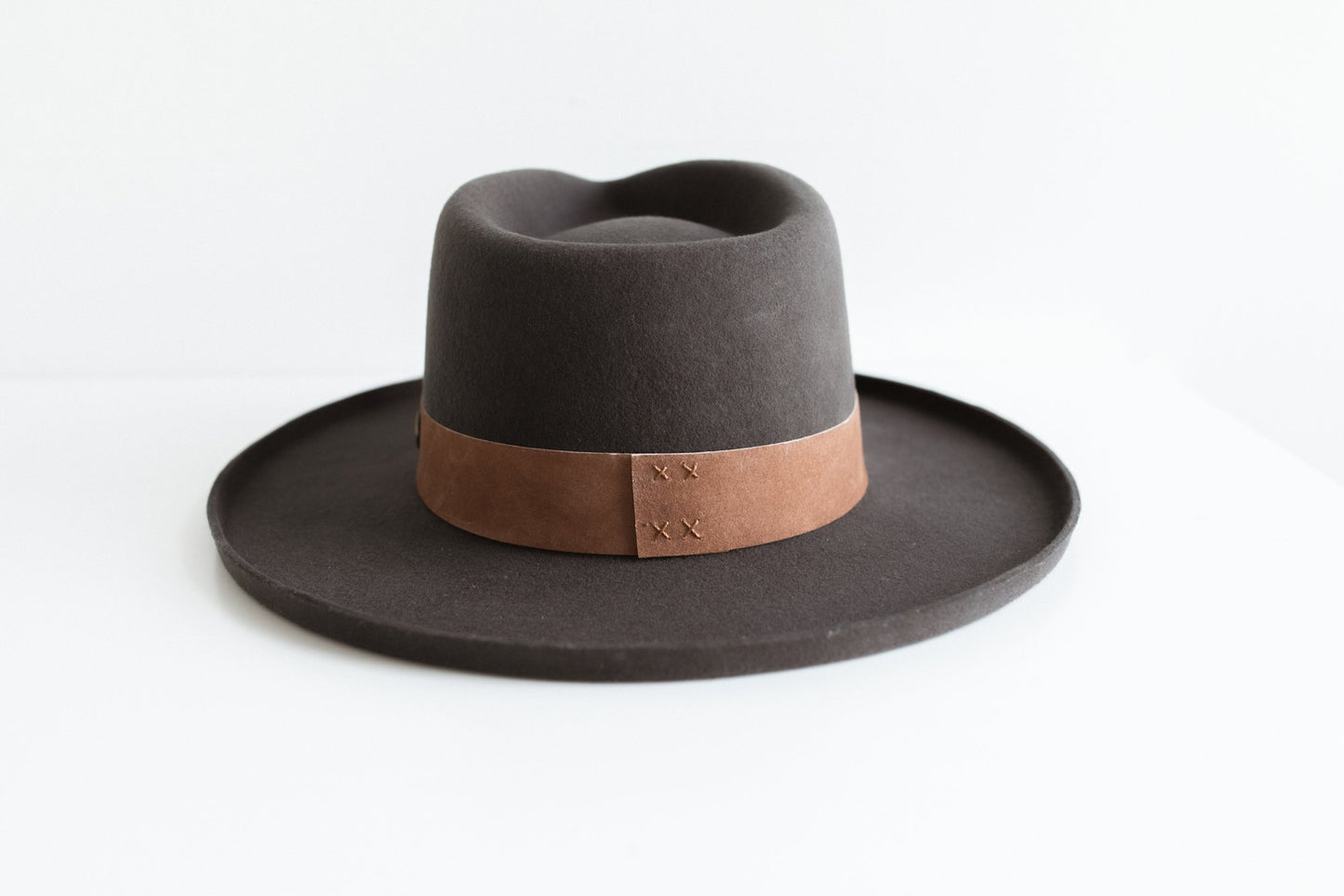 ECHO PARK FEDORA HAT-  BLACK [Fast shipping and box packing]