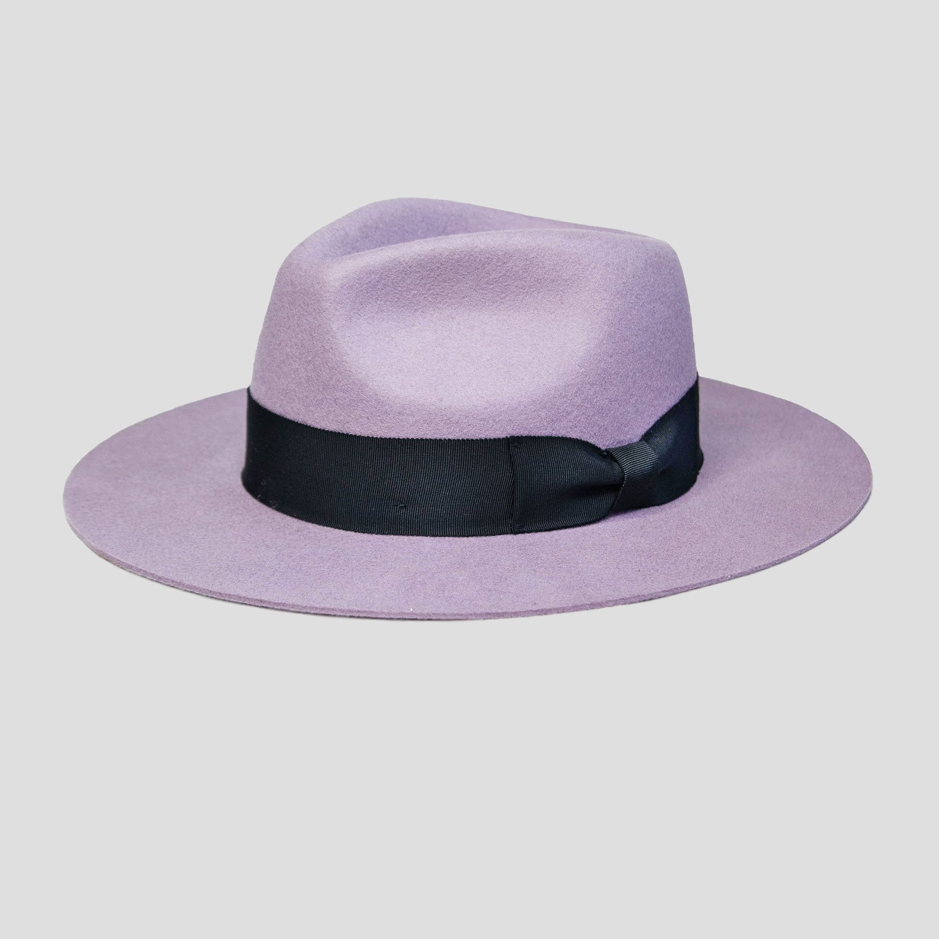 Ferguson Fedora - Lavender+Black[Fast shipping and box packing]