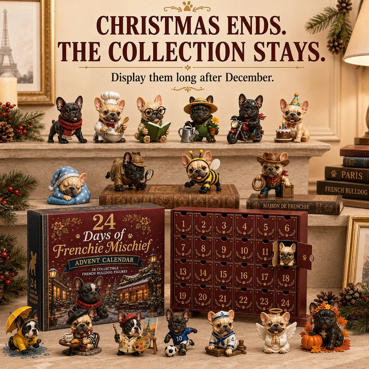 2026 Pet Advent Calendar – 24 Days of Frenchie Mischief