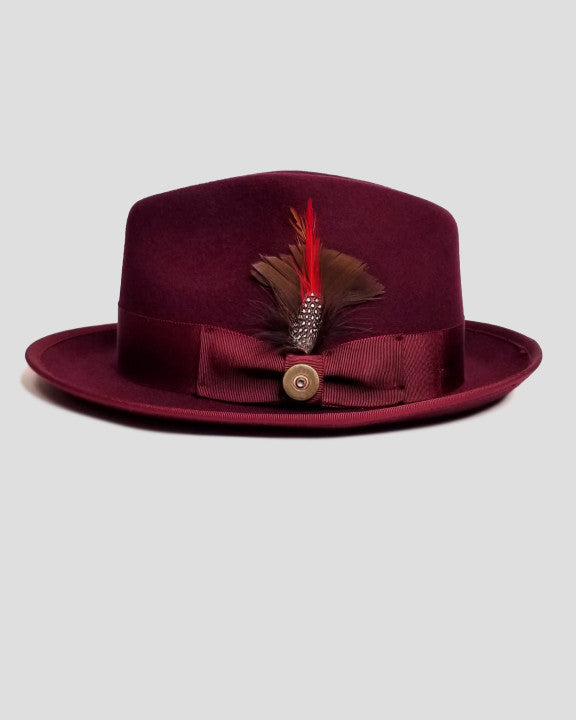 Trilby Fedora – Wheat[Fast shipping and box packing]