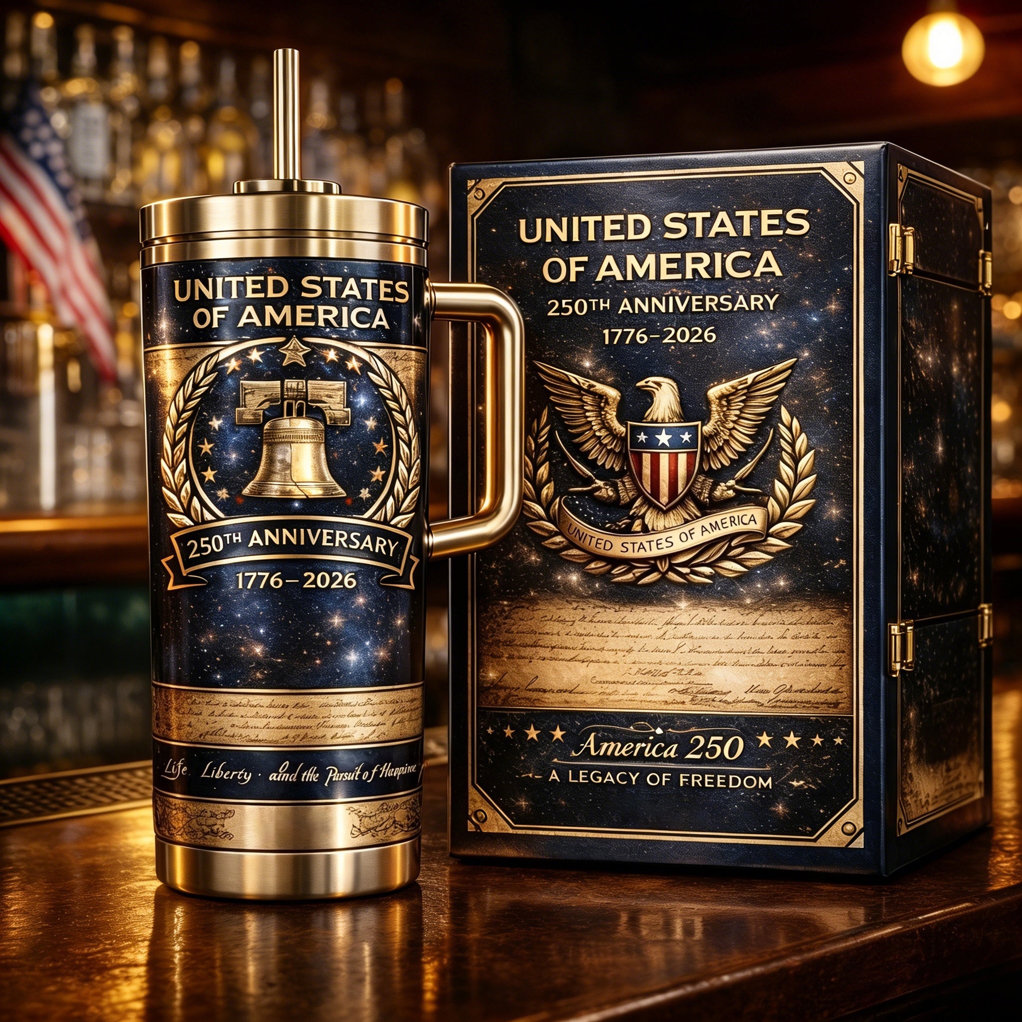 USA 250th Anniversary Tumbler (1966–2026)