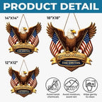 Custom Wood Sign - Personalized America 250th Anniversary Gifts  - Where Brave Hearts Gather