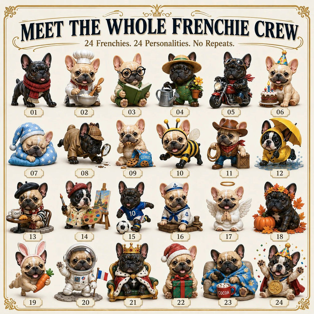2026 Pet Advent Calendar – 24 Days of Frenchie Mischief