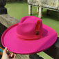 Love hat with large brim