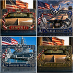 Military Branch Tribute License Plate Frame Collection