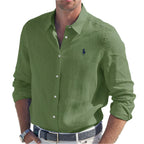 RL Men’s Long-Sleeve Linen Shirt