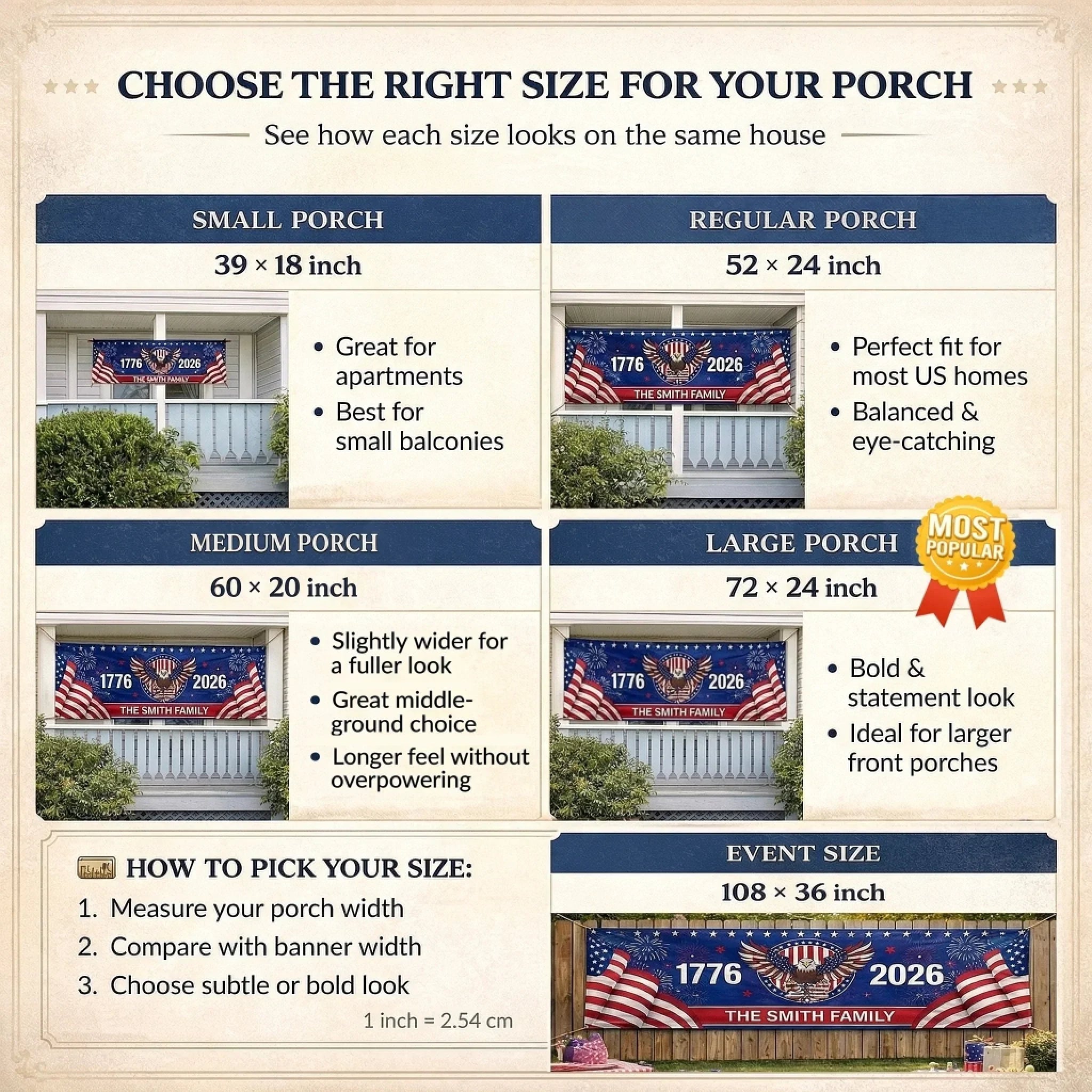 Custom Polyester Outdoor Banner - Personalized 250th Anniversary Gifts