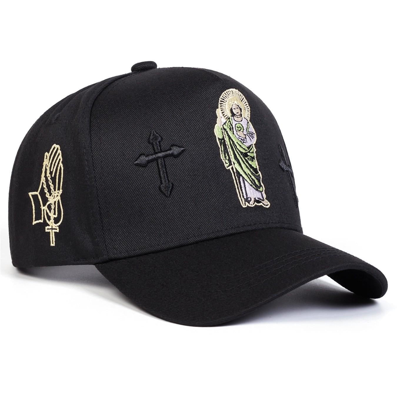 San Judas Tadeo Embroidered Baseball Cap | Religious Faith Dad Hat