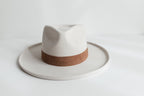 ECHO PARK FEDORA HAT C IVORY