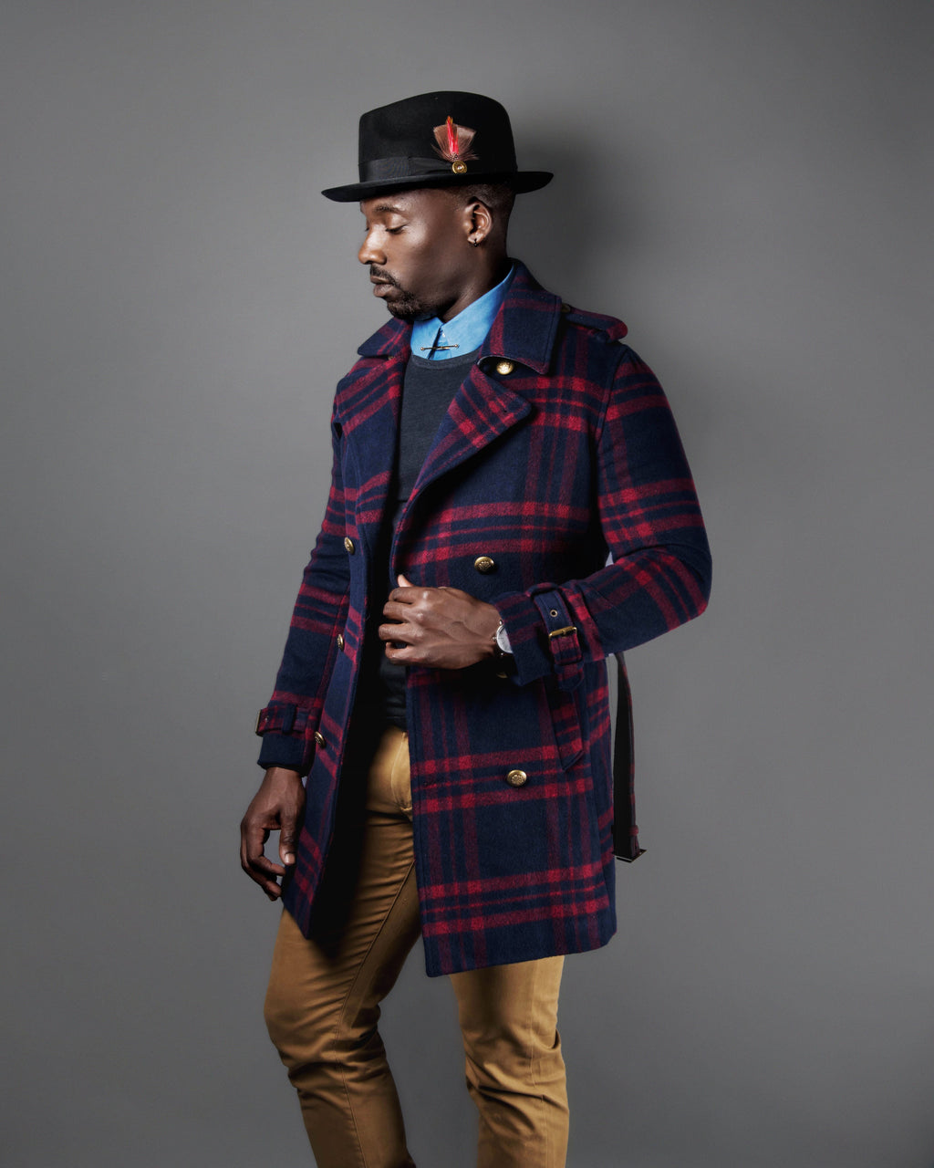 Trilby Fedora – Black [Fast shipping and box packing]