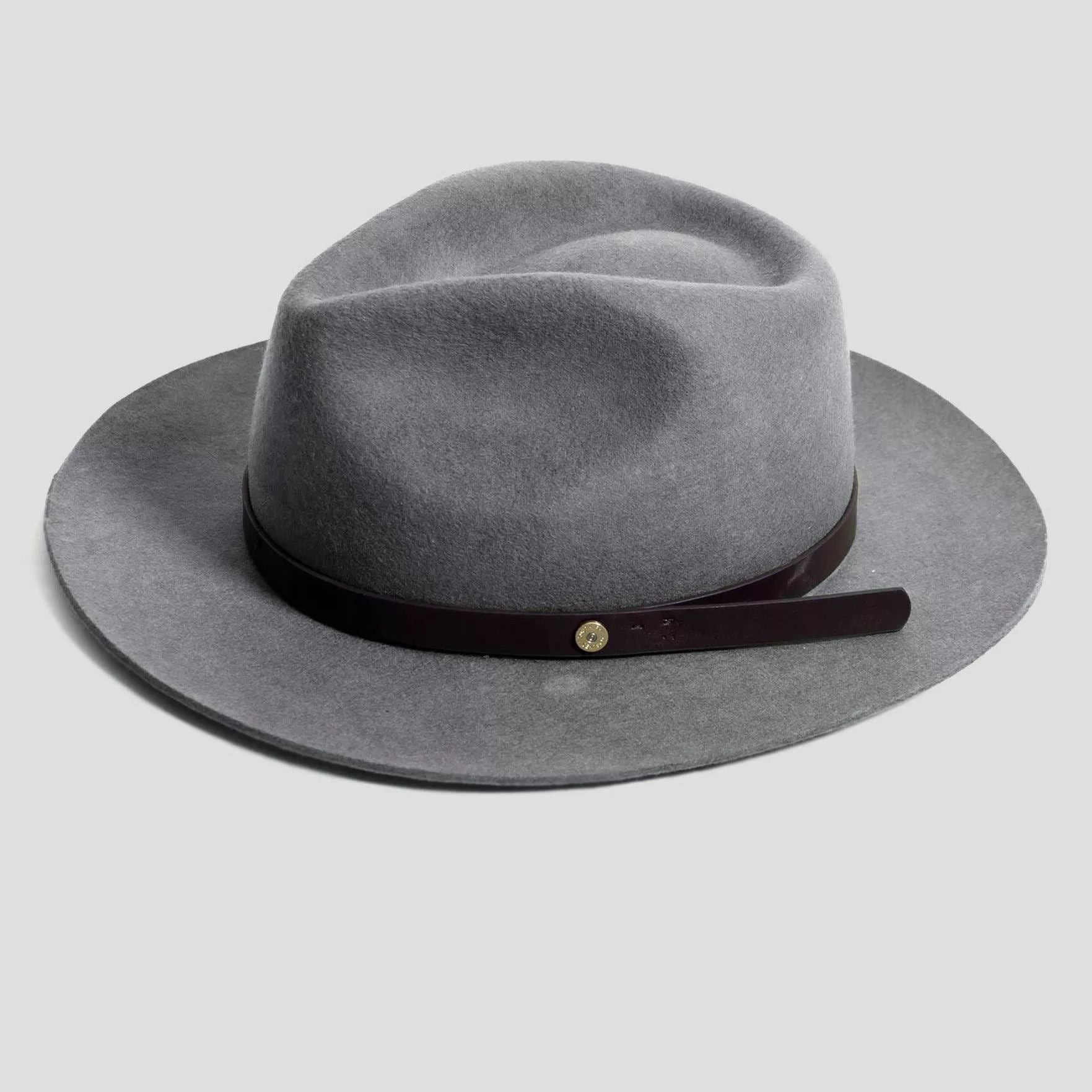 Geoffery Fedora–Dark Grey[Fast shipping and box packing]