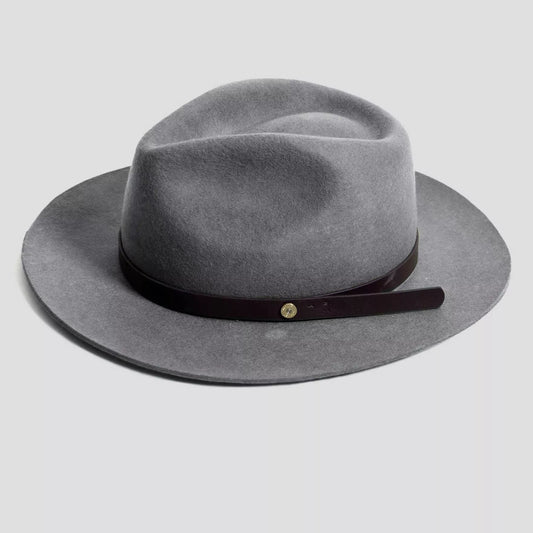 Geoffery Fedora–Dark Grey[Fast shipping and box packing]