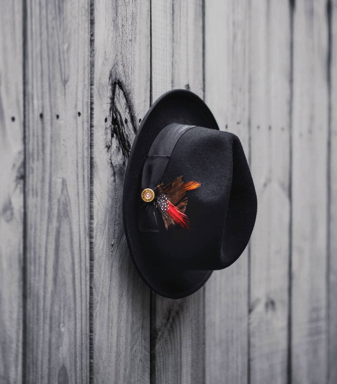 Trilby Fedora – Black [Fast shipping and box packing]