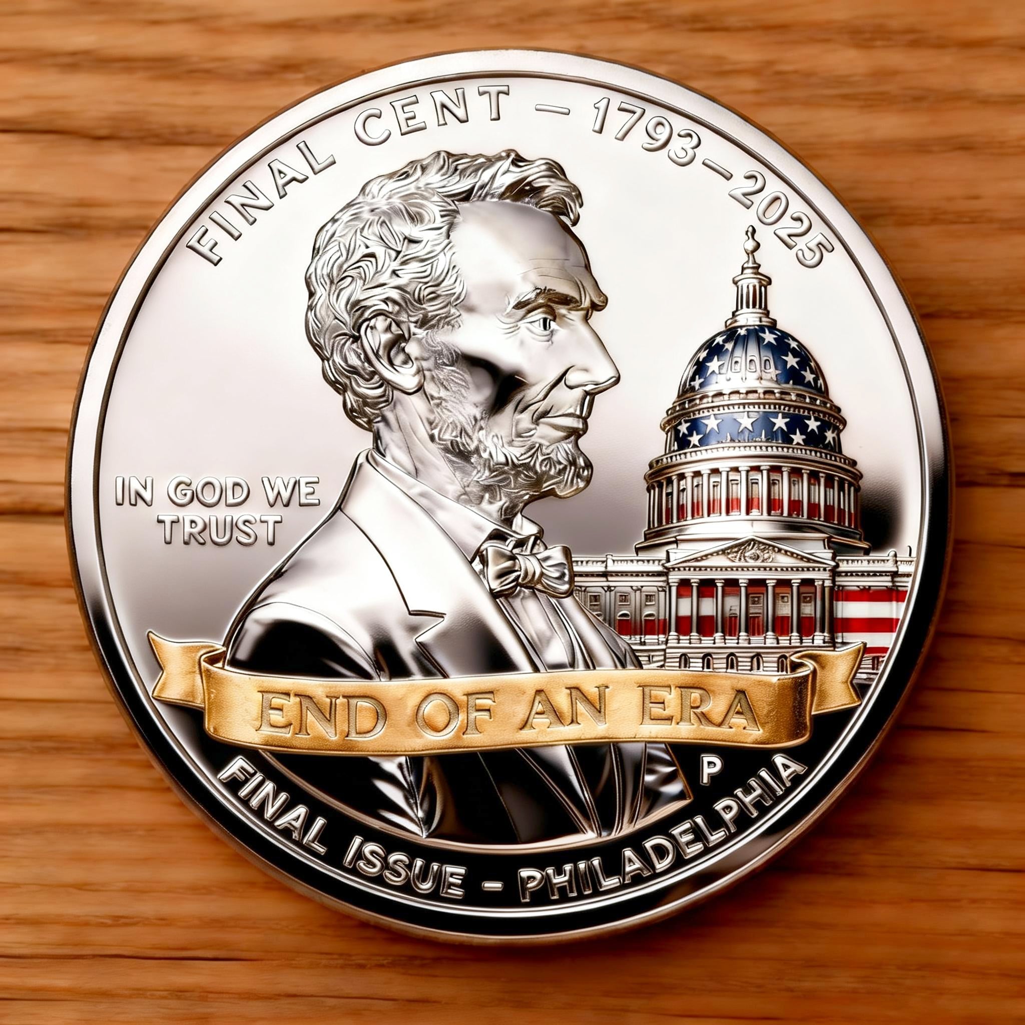 Flash Sale 50% OFF - THE FINAL CENT 1793–2025 · END OF AN ERA
