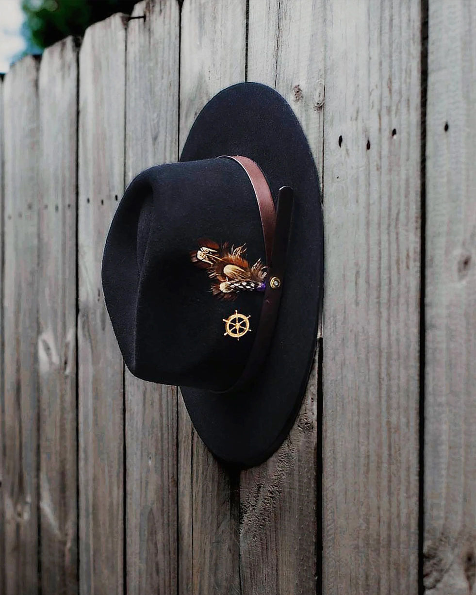Geoffery Fedora – Black [Fast shipping and box packing]