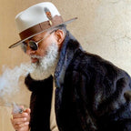 Gent by Potukly Fedora-White[Fast shipping and box packing]