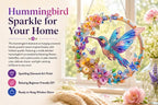💥LAST DAY 49% OFF - Hummingbird Diamond Art Hanging Ornament Kit - Rainbow Dragonfly