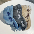 Motivational Never Give Up Baseball Cap