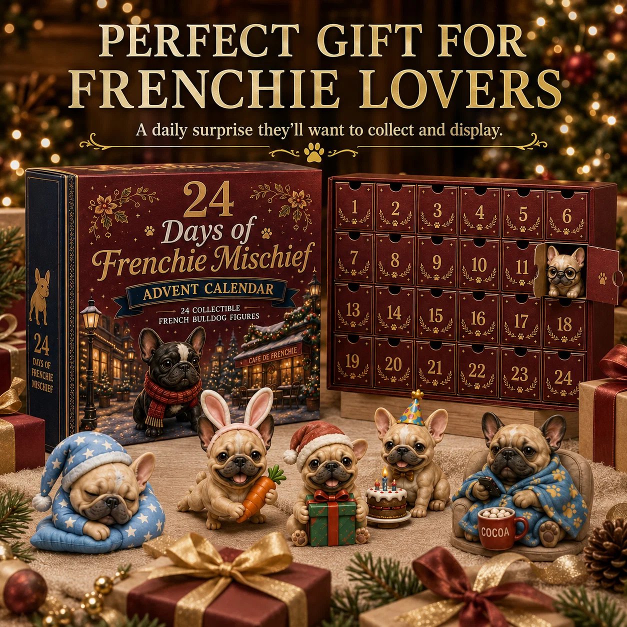 2026 Pet Advent Calendar – 24 Days of Frenchie Mischief