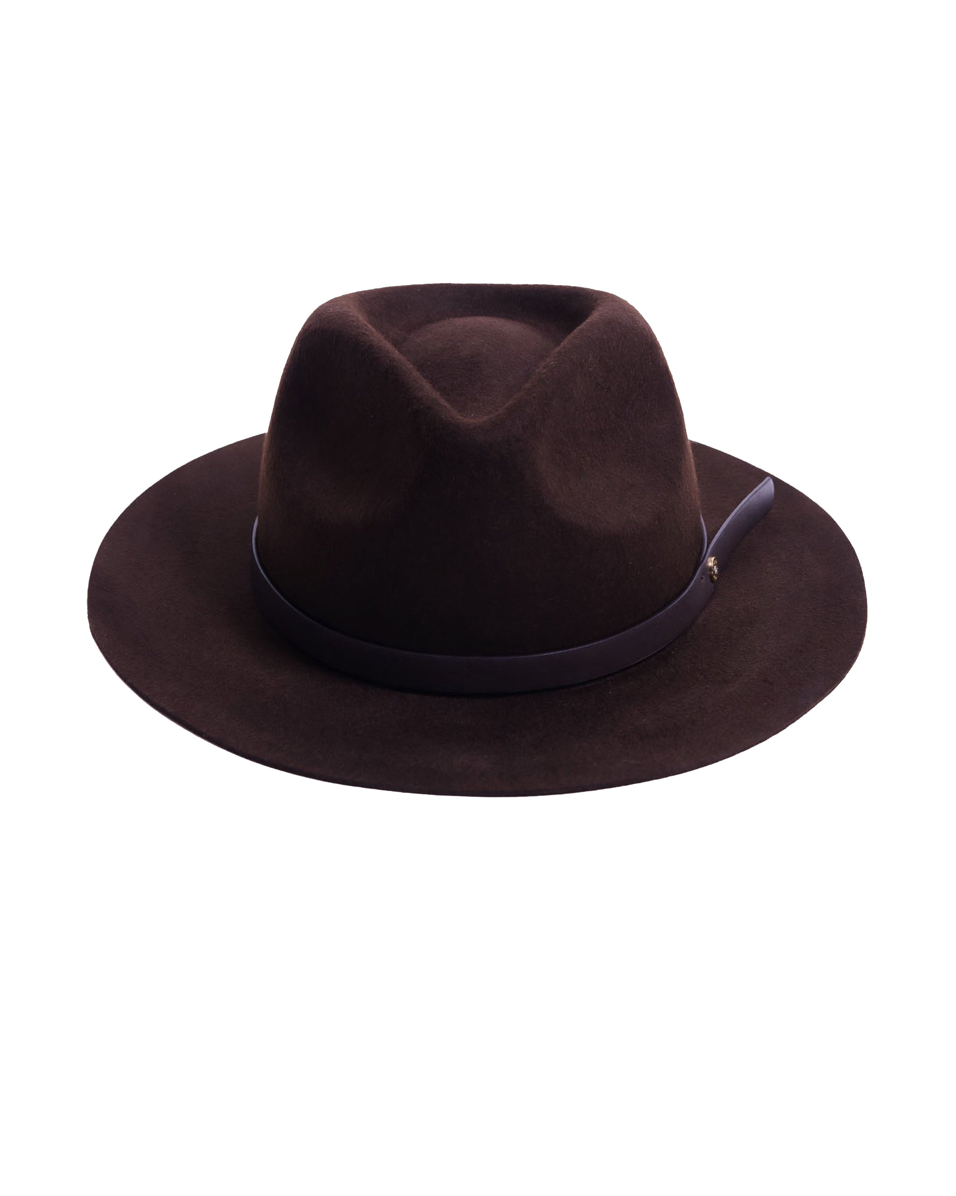 Geoffery Fedora – Brown [Fast shipping and box packing]