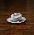 Miller Ranch Fedora - Platinum[Fast shipping and box packing]