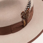 Gent by Potukly Fedora-White[Fast shipping and box packing]