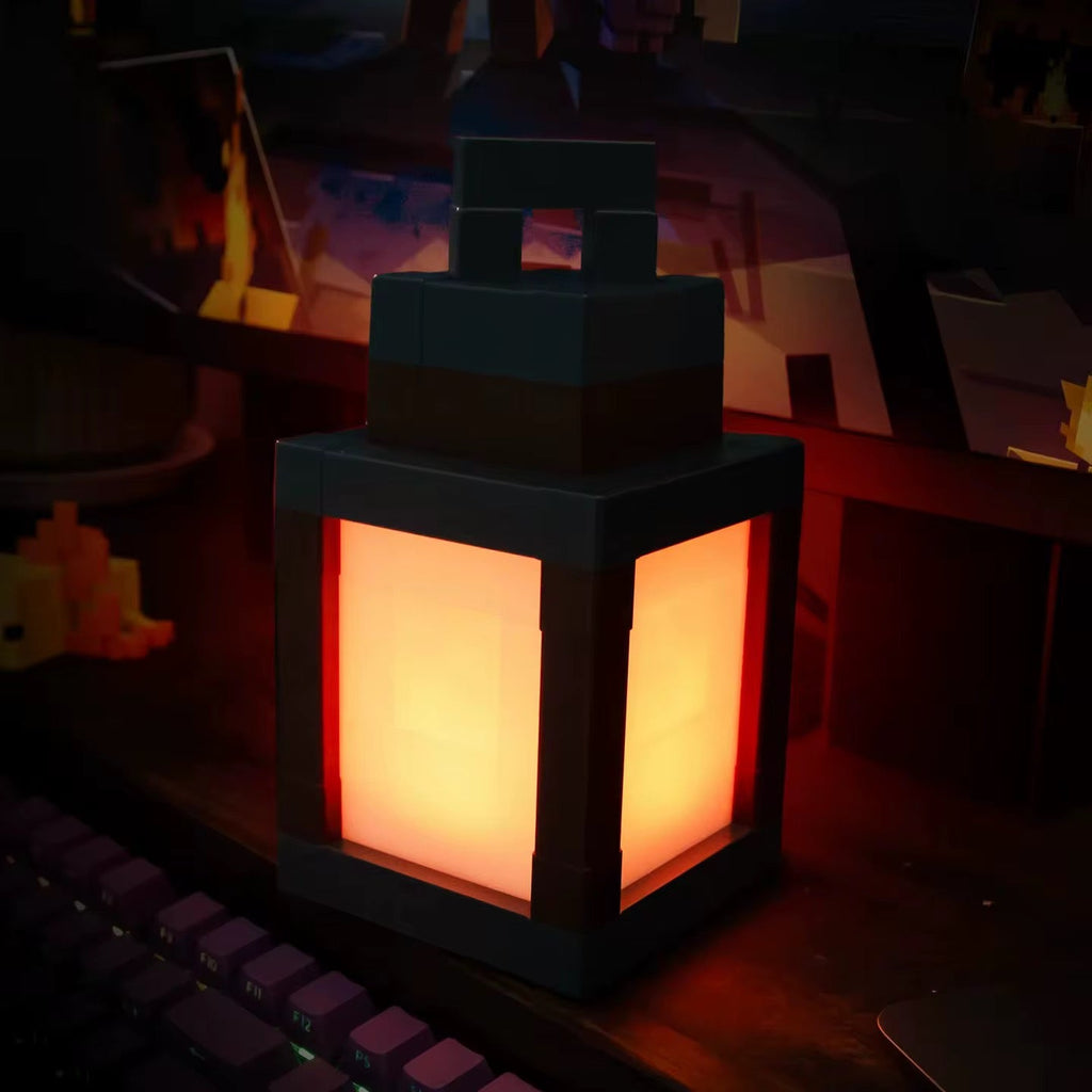 Pixelated LED Wall Lantern Lamp + Remote Control