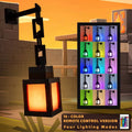 Pixelated LED Wall Lantern Lamp + Remote Control