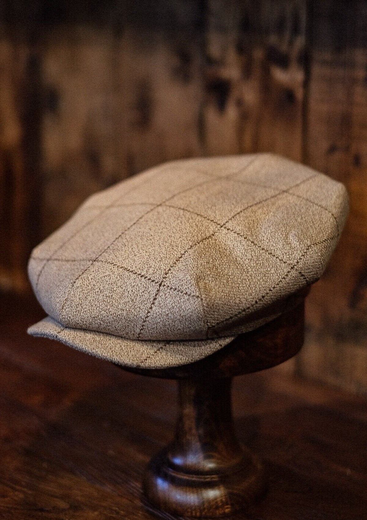 Brennon 50 Pence Flat Cap - Wheat
