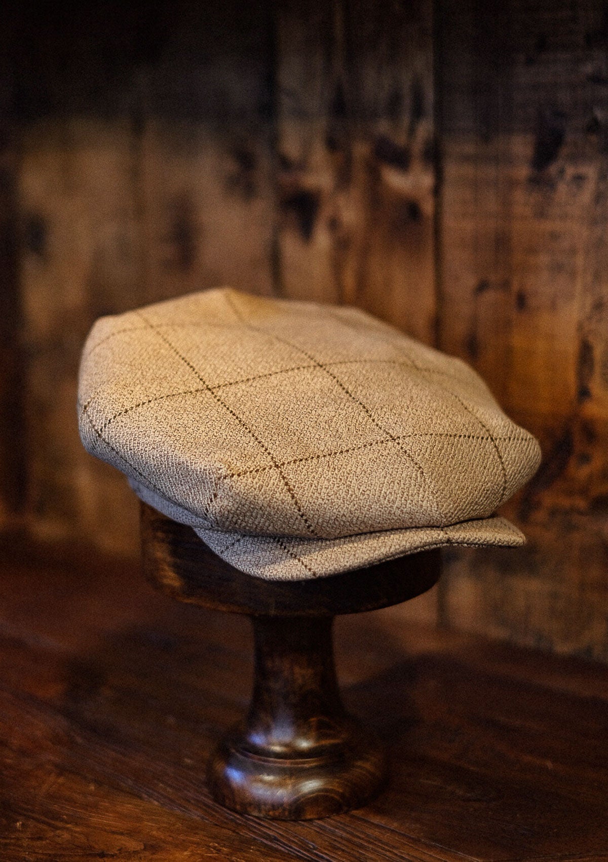 Brennon 50 Pence Flat Cap - Wheat