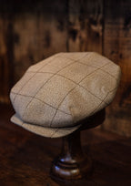 Brennon 50 Pence Flat Cap - Wheat