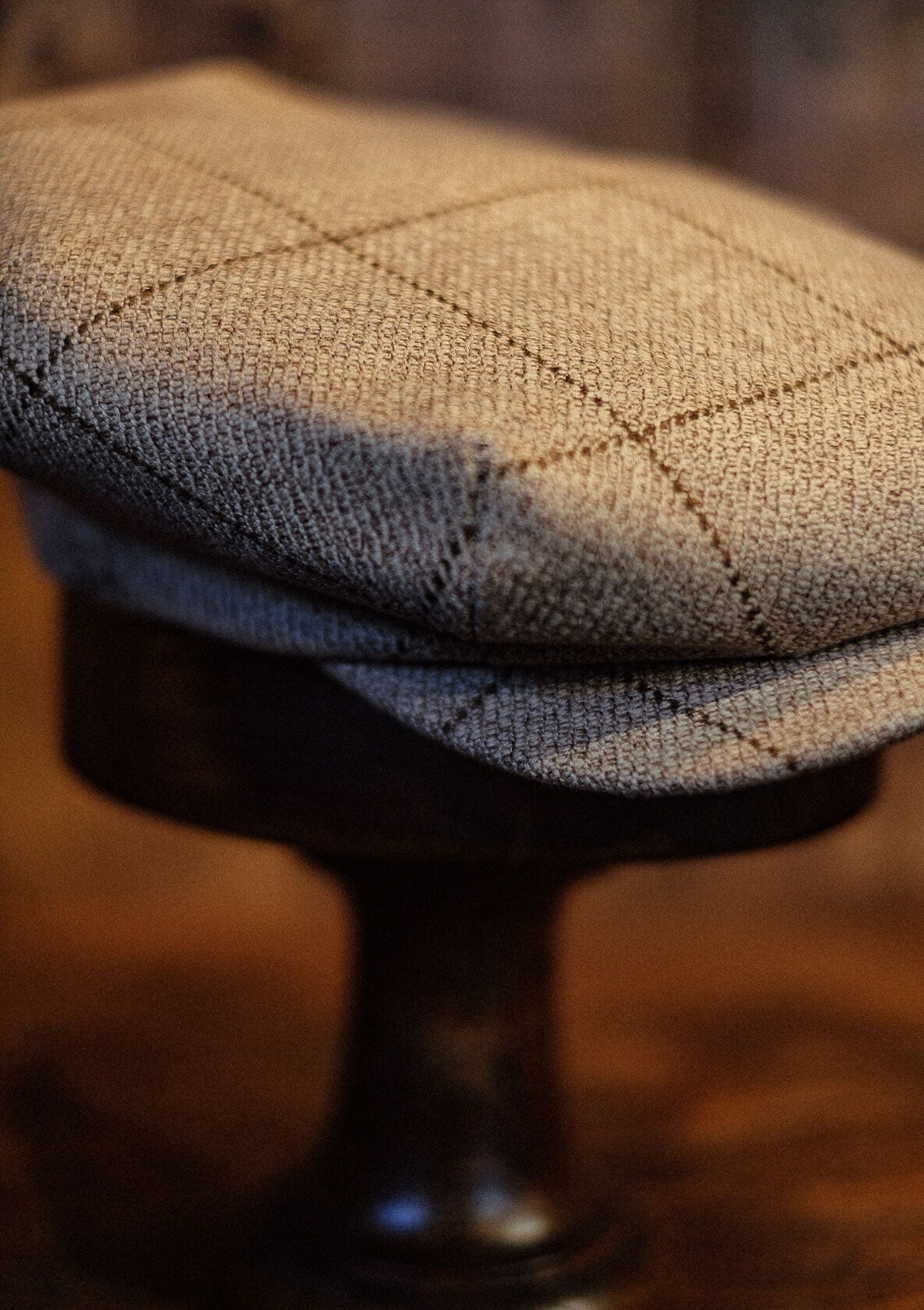 Brennon 50 Pence Flat Cap - Wheat
