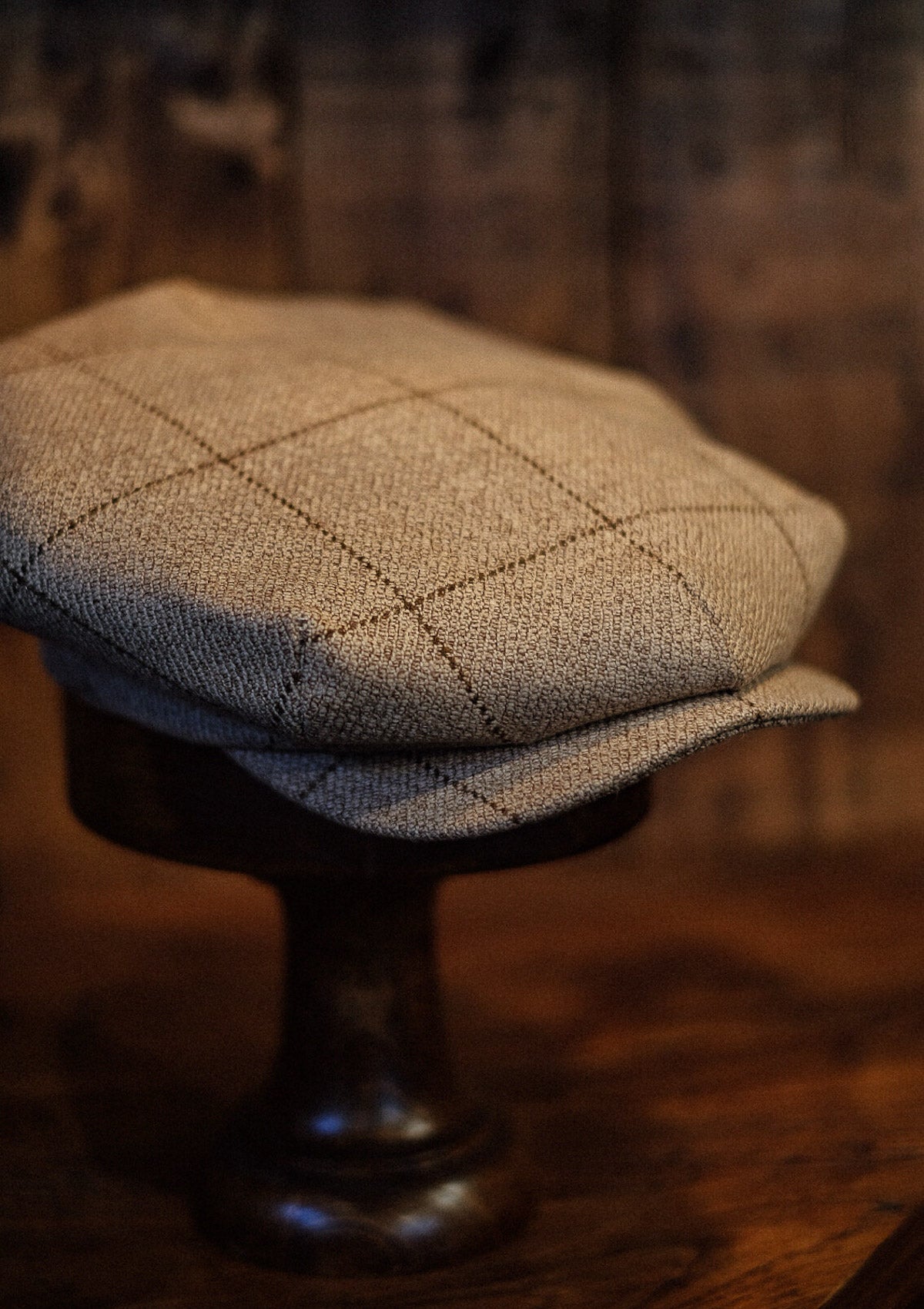 Brennon 50 Pence Flat Cap - Wheat